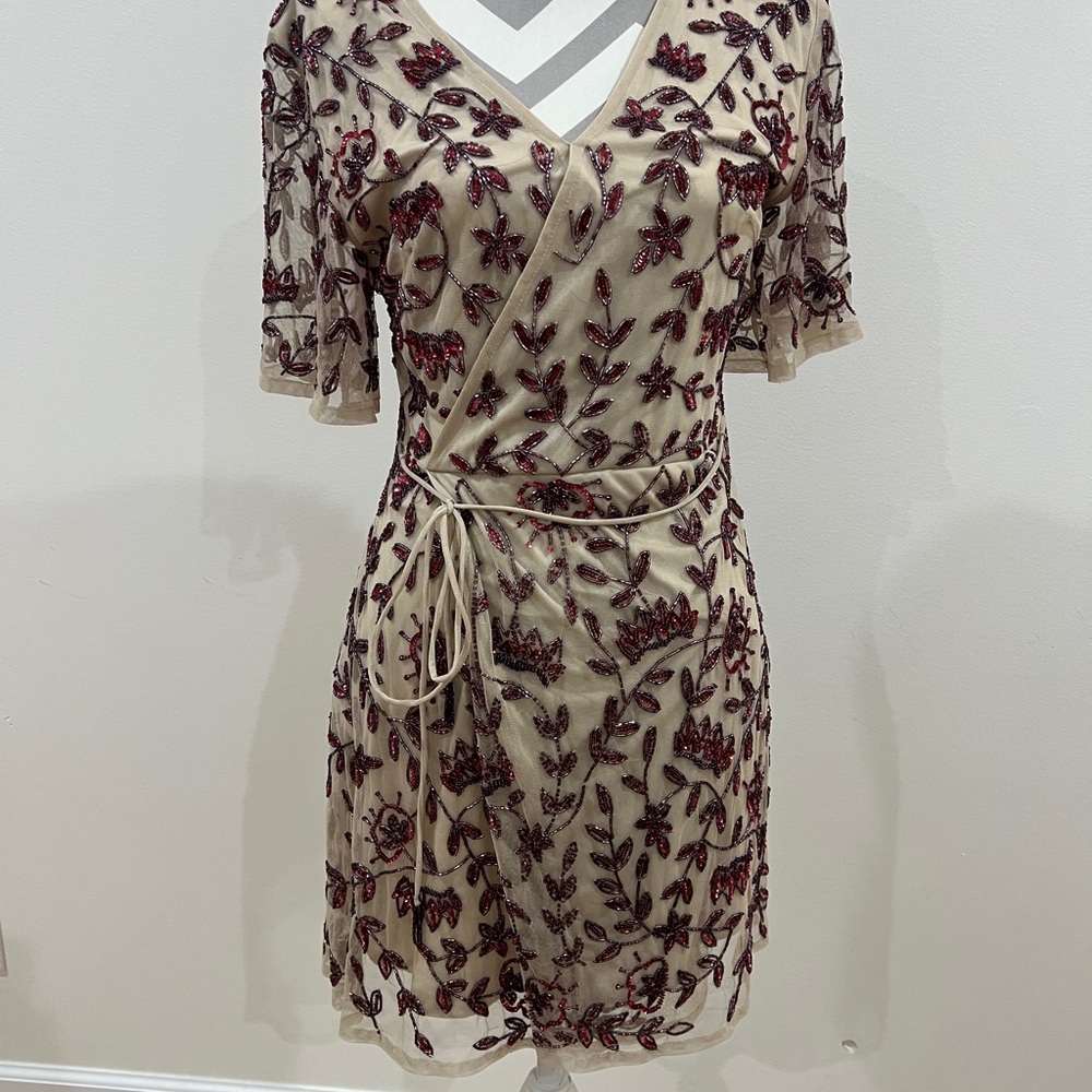 Altar'd State Floral Embroidered Mini Dress